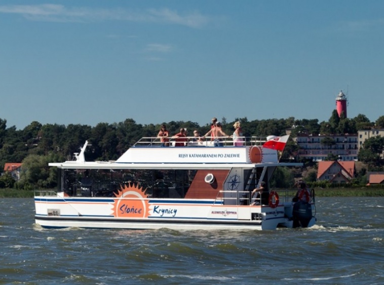 Rejsy wycieczkowe katamaranem - Słońce Krynicy 