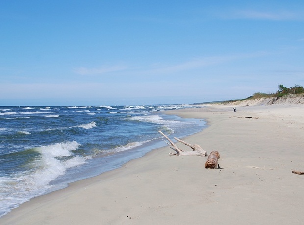 Piaski ostatnia polska miejscowość na Mierzei Wiślanej 