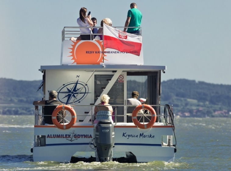 Rejsy wycieczkowe katamaranem - Słońce Krynicy